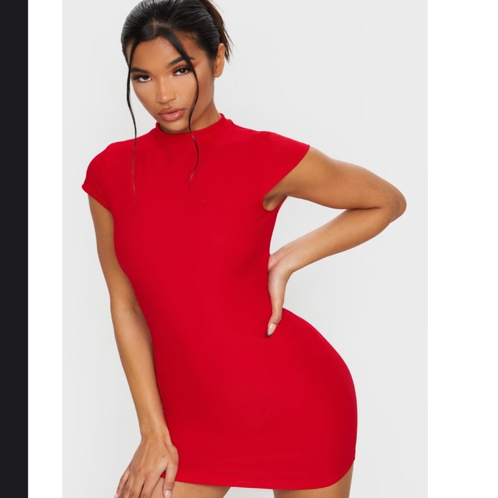 Women’s red dress